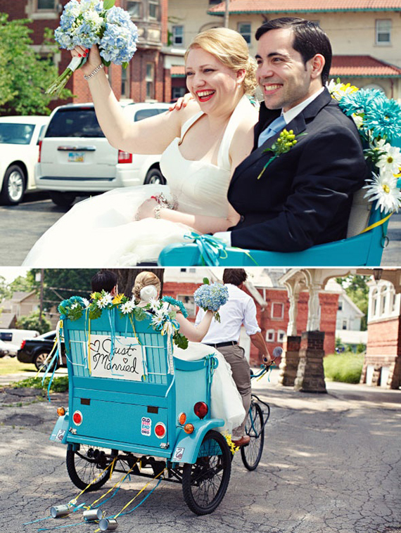 Location de calèche à un mariage